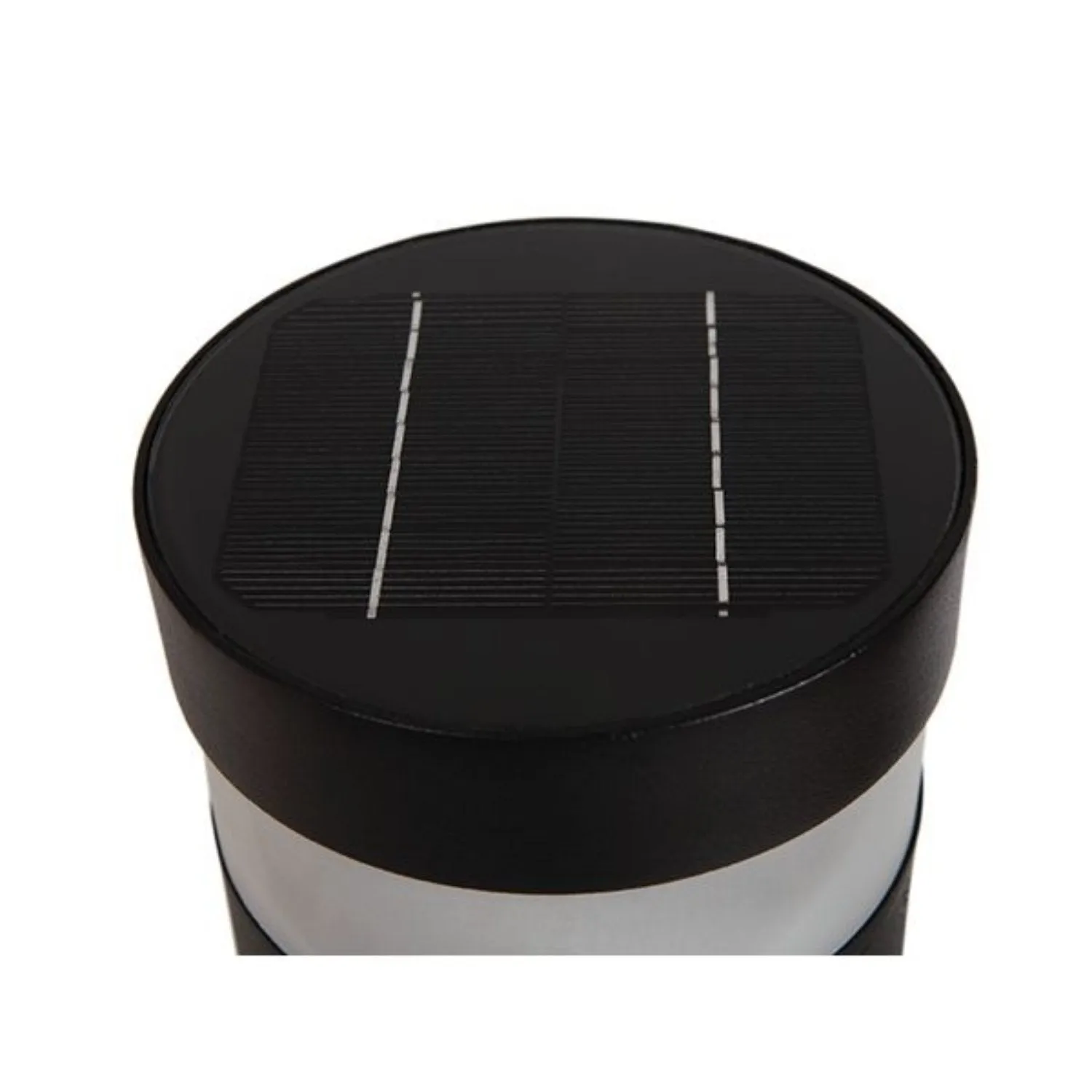 015 Series LED Solar Bollard Light CCT in Black