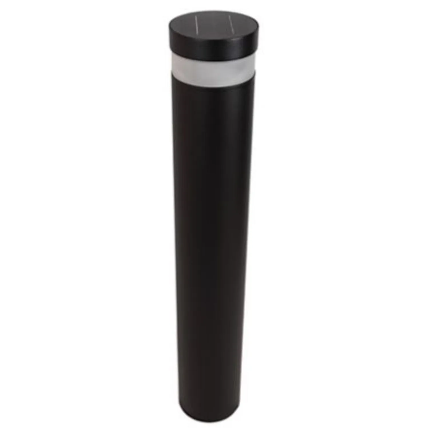 015 Series LED Solar Bollard Light CCT in Black