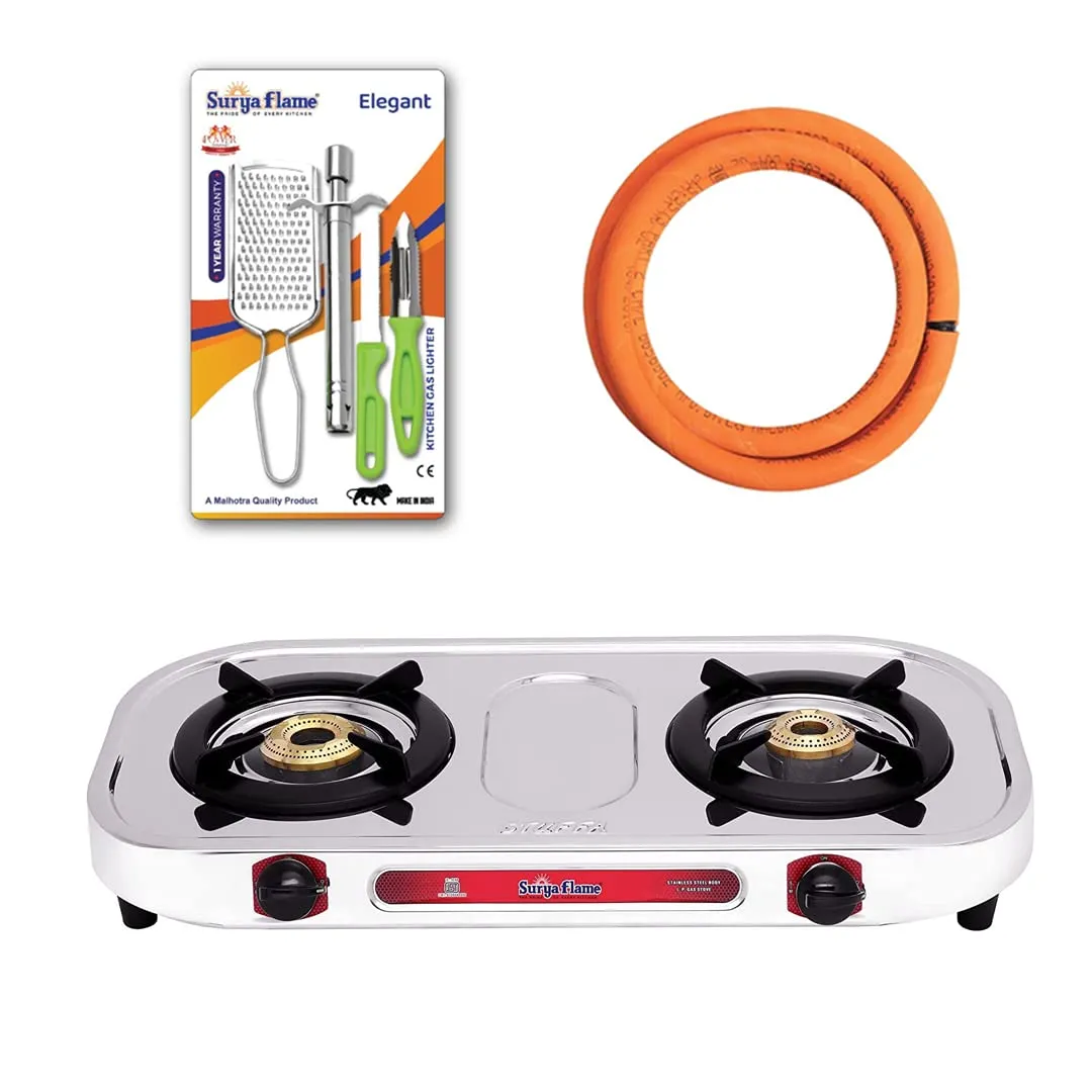 1 SF LPG STOVE 2B COSTA..|1 SF HOSE PIPE 1.5 MTR..|1 SF SPARK LIGHTER - PREMIER (PACK OF 2)..vb