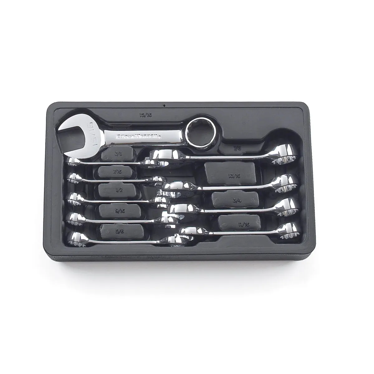 10 Piece SAE Stubby Wrench Set