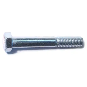 1/2"-13 x 3-1/2" Zinc Grade 5 Hex Cap Screws (25 pcs.)