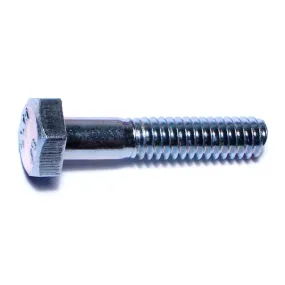 1/4"-20 x 1-1/4" Zinc Plated Grade 2 / A307 Steel Coarse Thread Hex Bolts