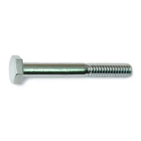 1/4"-20 x 2" Polished 18-8 Stainless Hex Cap Screws (5 pcs.)