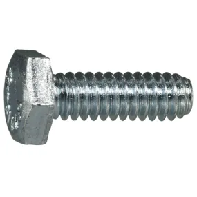 1/4"-20 x 3/4" Zinc Plated Grade 5 Steel Coarse Thread Hex Cap Screws