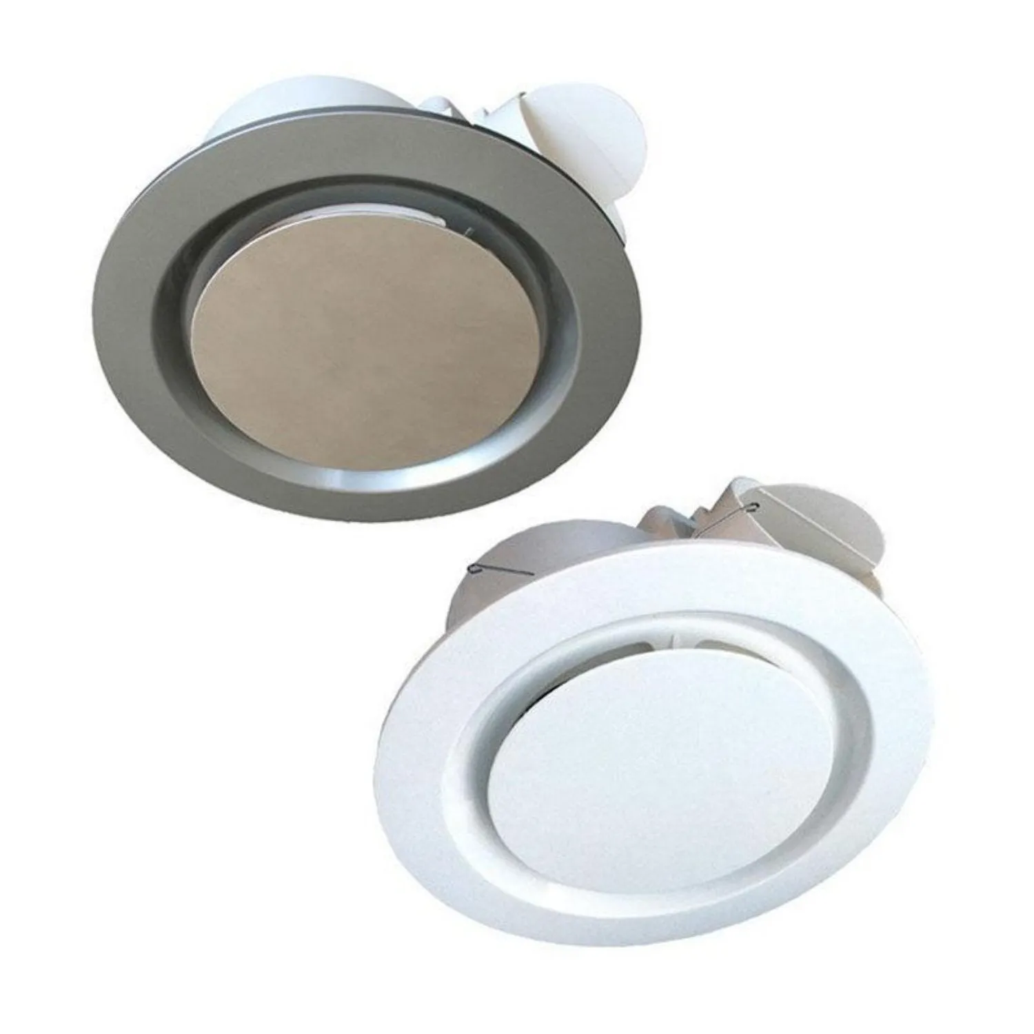 152/328m³/h Ventair Airbus 200/250 Premium Exhaust Fan Round in Silver or White - PVPX200SS, PVPX200WH, PVPX250SS, PVPX250WH