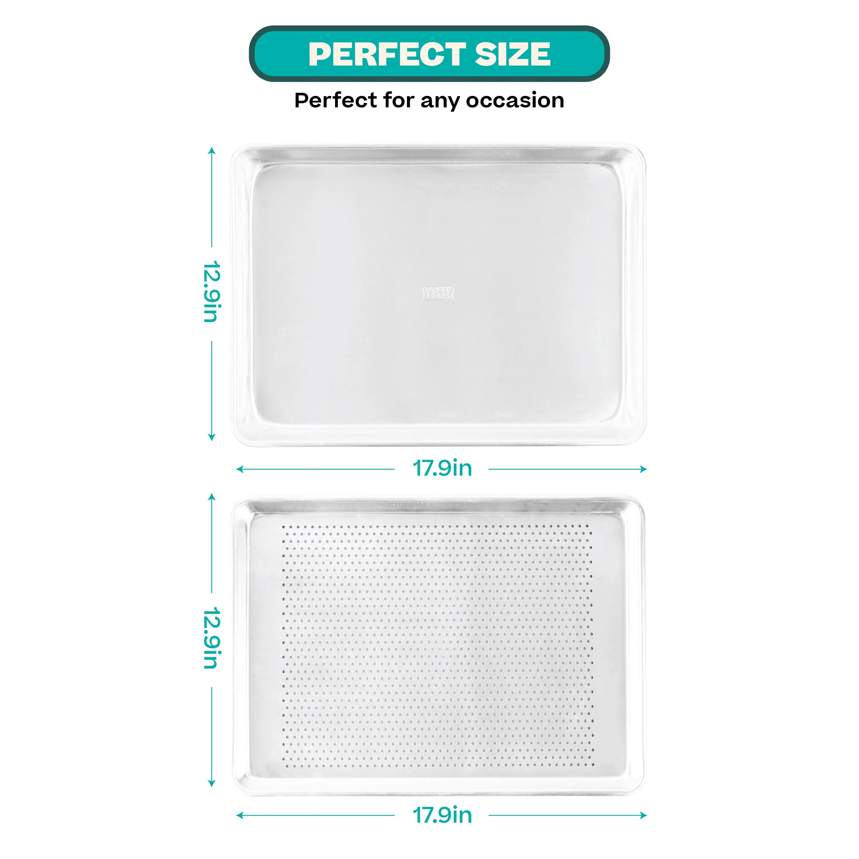 18" Cookie Sheet and Perforated Sheet Sets