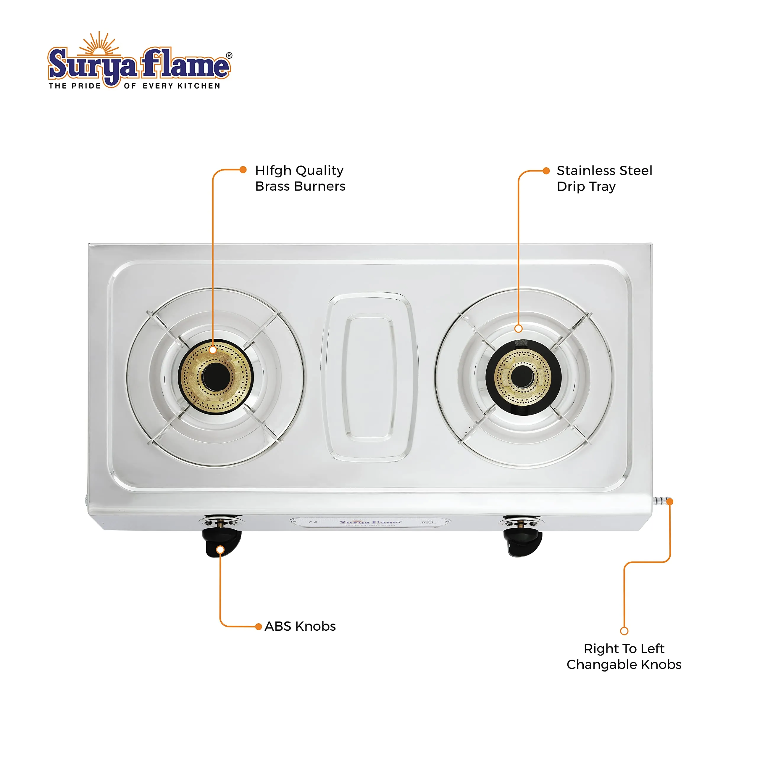 2 SF LPG STOVE 2B ULTIMATE SS AUTO