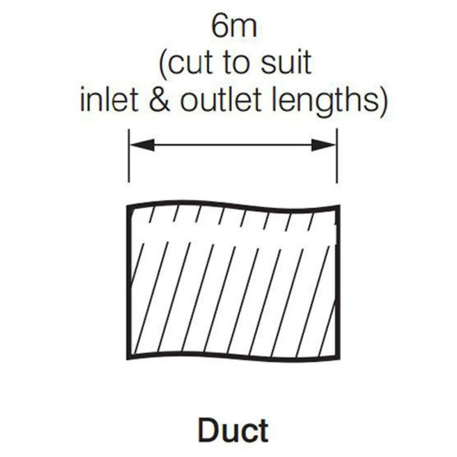 270/360m³/h Provent in-Line Duct Mounted Fan Kit (RIL-125 6M Duct internal/External Grille)