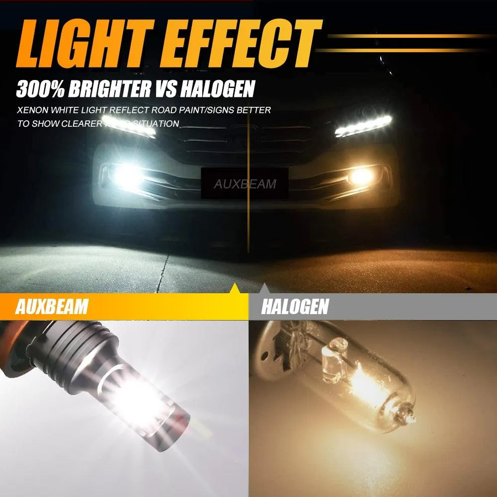 (2pcs/set) 9006/HB4 GC3 White Light 8000LM LED Fog Light Bulbs/DRL