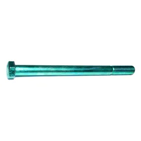 3/4"-10 x 10" Green Rinsed Zinc Grade 5 Hex Cap Screws (8 pcs.)