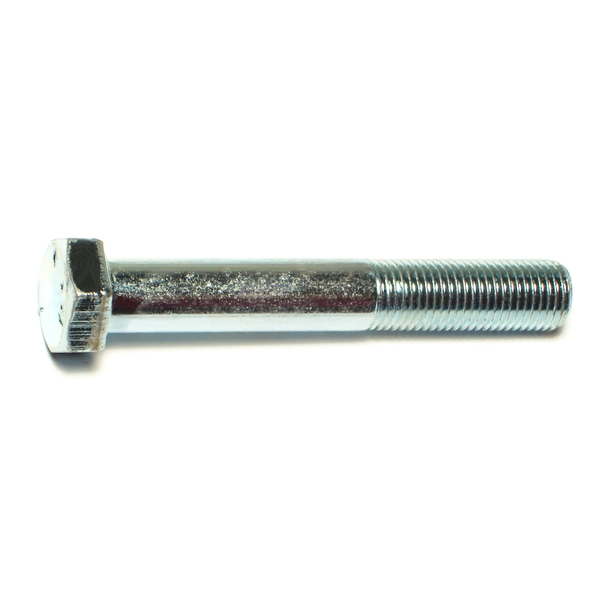 3/8"-24 x 2-1/2" Zinc Plated Grade 5 Steel Fine Thread Hex Cap Screws (6 pcs.)