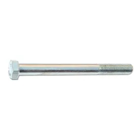 3/8"-24 x 4" Zinc Plated Grade 5 Steel Fine Thread Hex Cap Screws