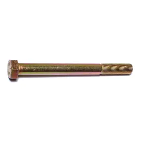 3/8"-24 x 4" Zinc Plated Grade 8 Steel Fine Thread Hex Cap Screws