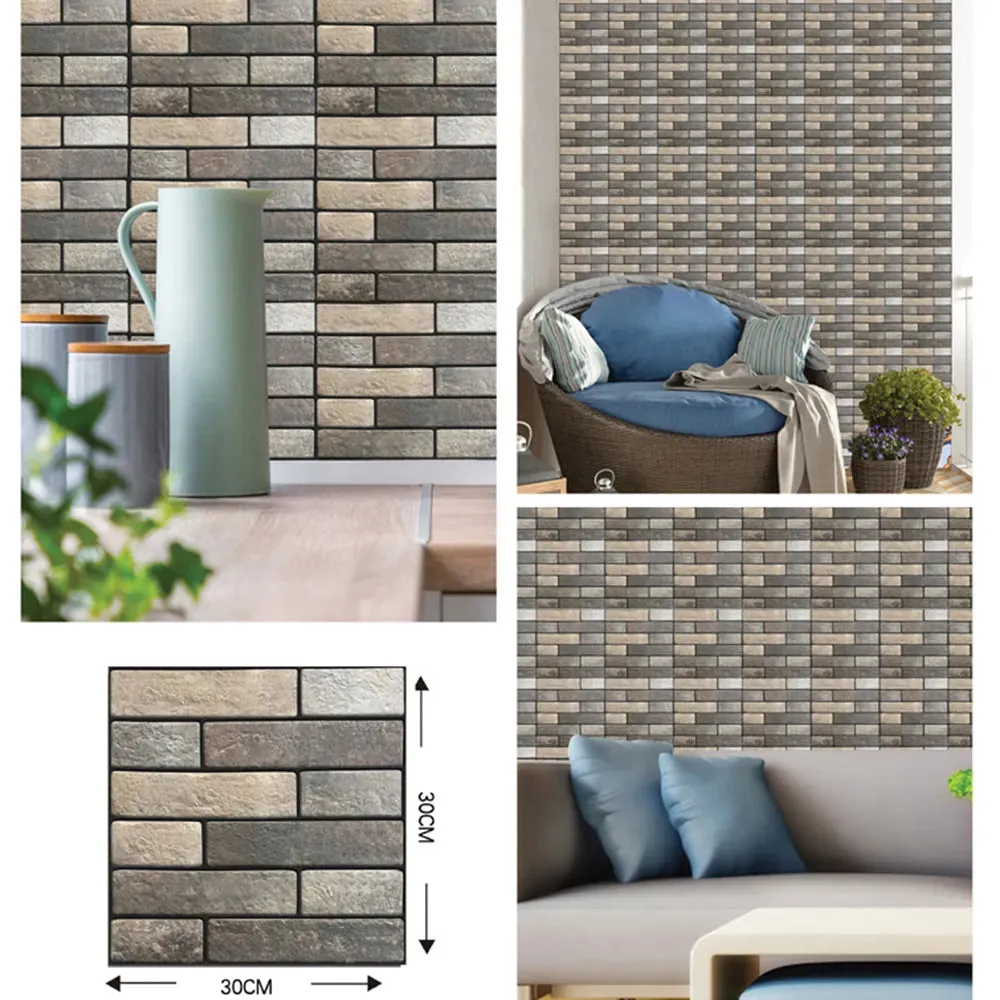 3D Wall Brick Pattern Decal