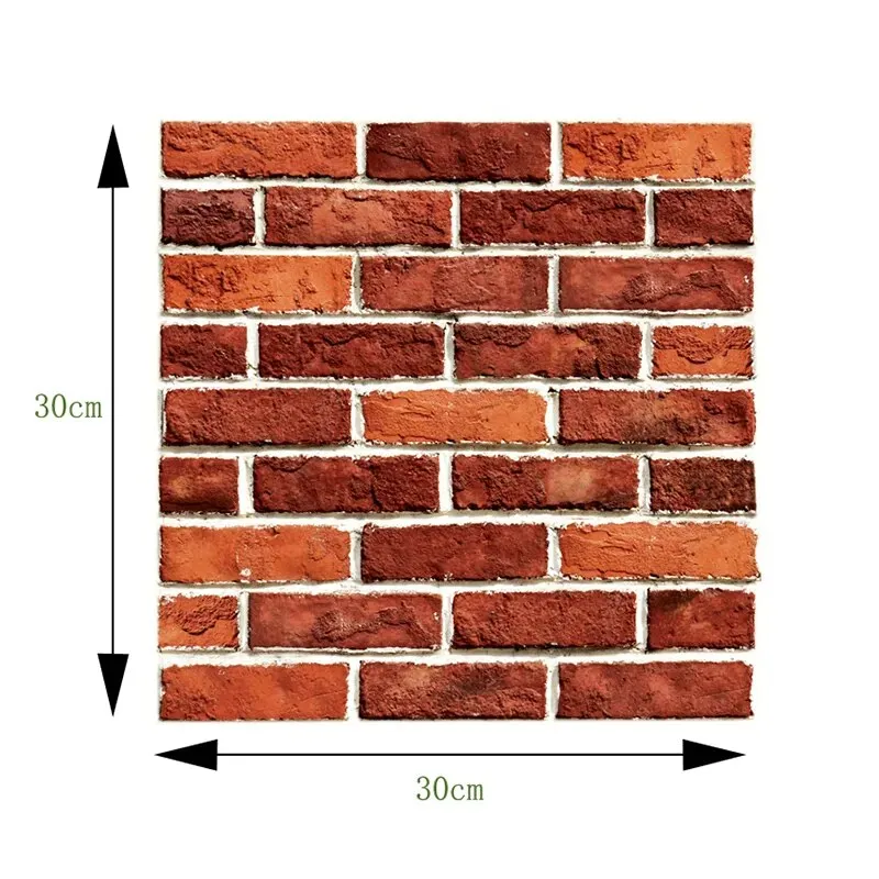 3D Wall Brick Pattern Decal