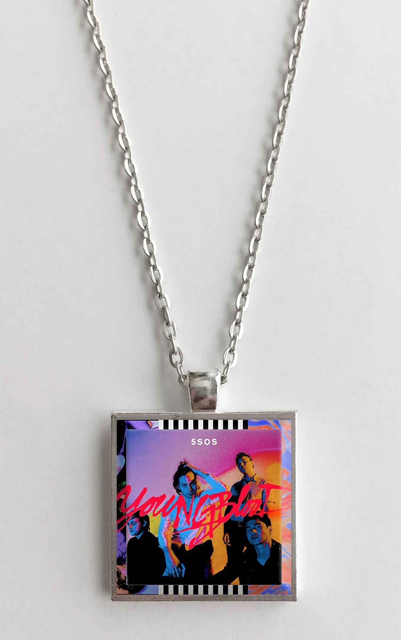 5 Seconds of Summer - Youngblood - Album Cover Art Pendant Necklace