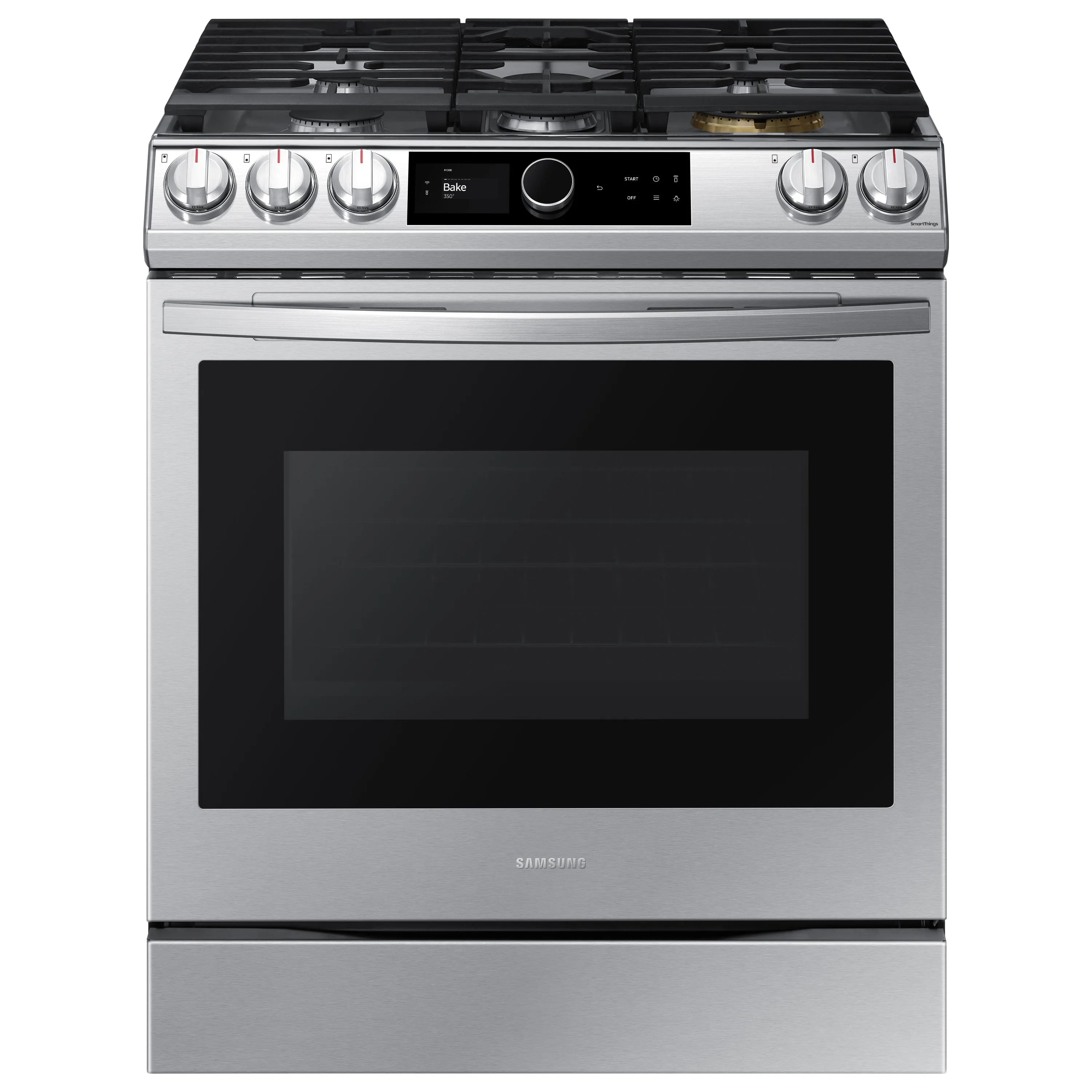 6.0 cu ft. Smart Slide-in Gas Range with Smart Dial & Air Fry in Stainless Steel - (NX60T8711SS)