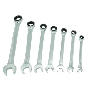 7 Piece Fractional Ratcheting Wrench Set KTI45400