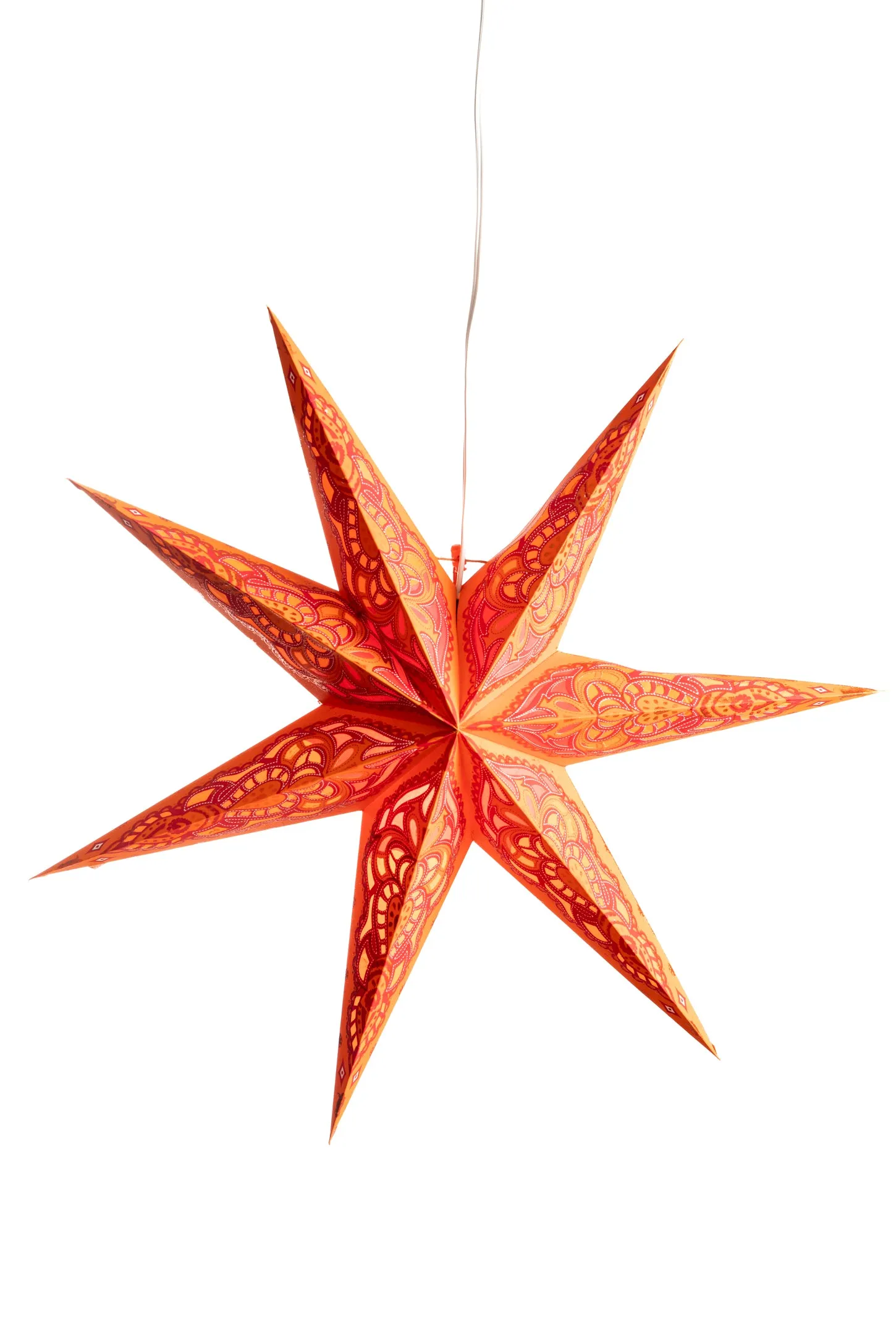 7 Point Paper Star Lantern