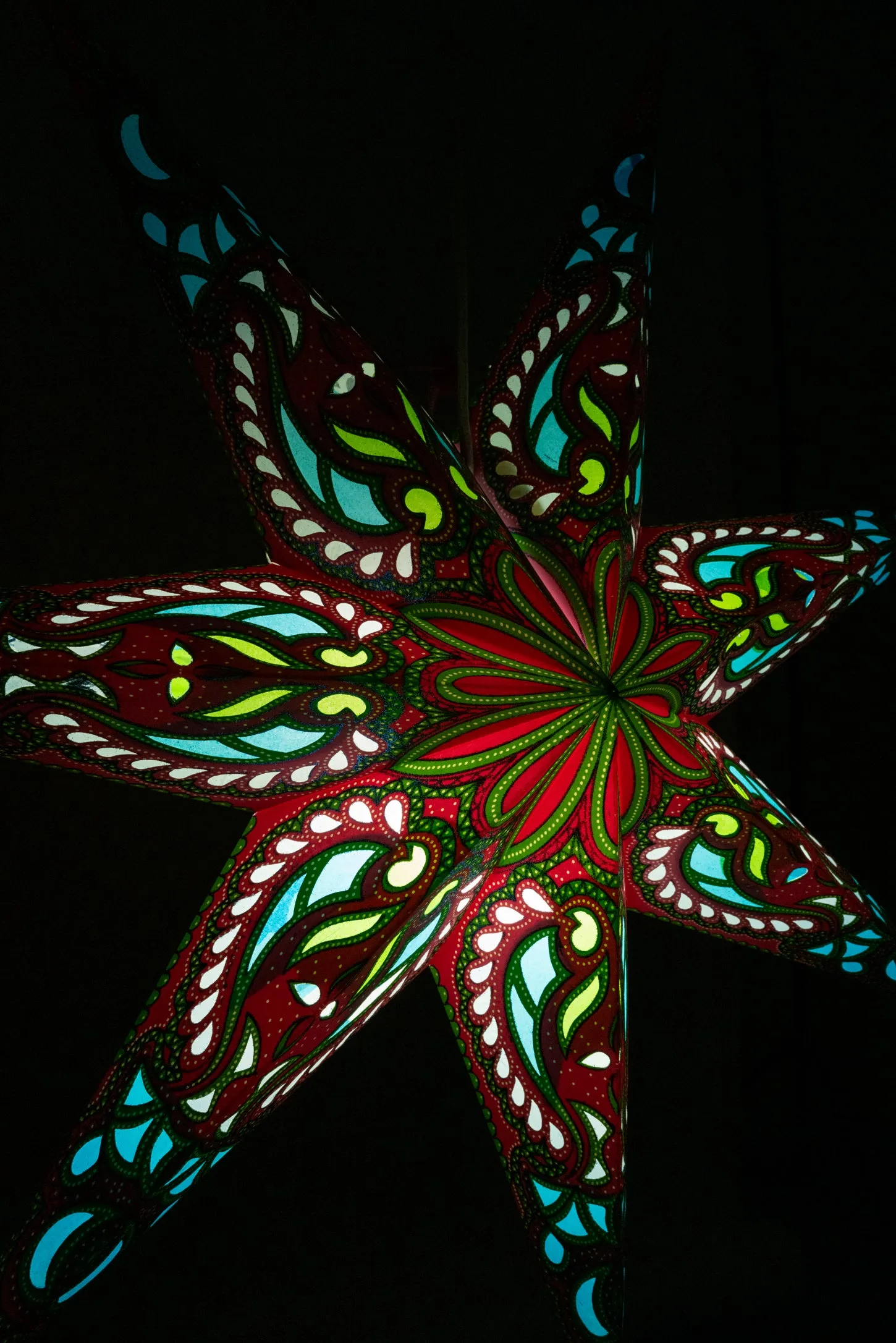 7 Point Paper Star Lantern