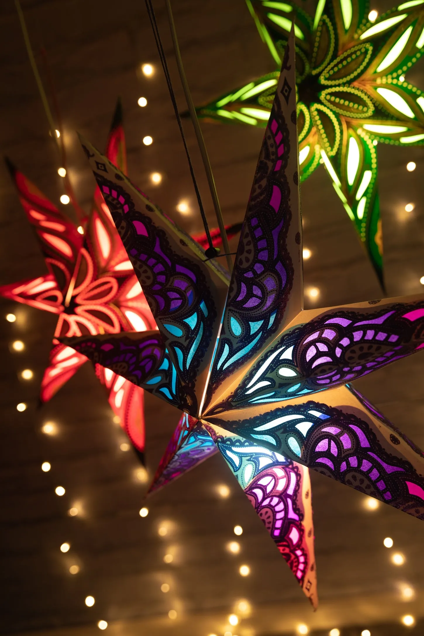 7 Point Paper Star Lantern