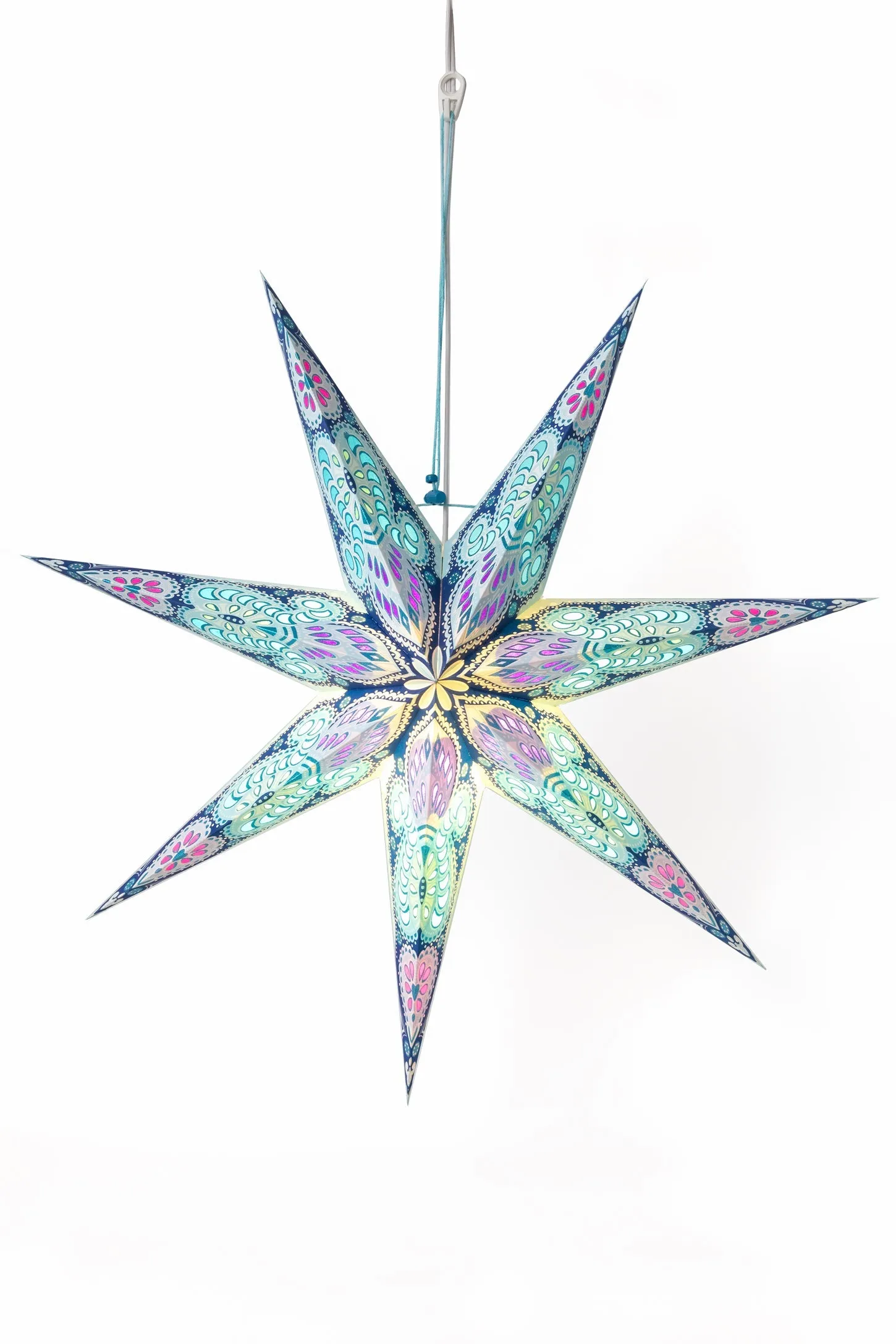 7 Point Paper Star Lantern