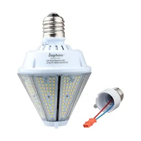 80W Led Corn Light Bulb 10400 Lumen 5000K with Removable E26 & E39 Base