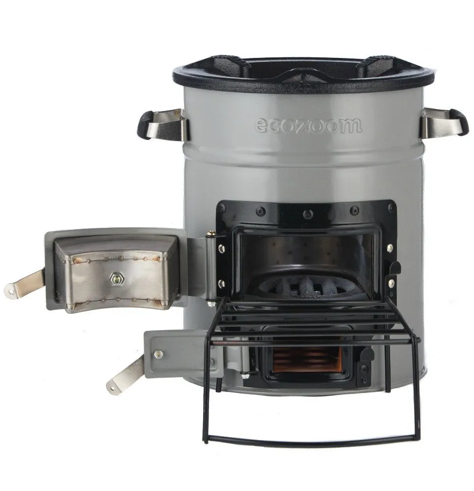 A. EcoZoom Versa Rocket Stove - Wood, Biomass or Charcoal Fuel