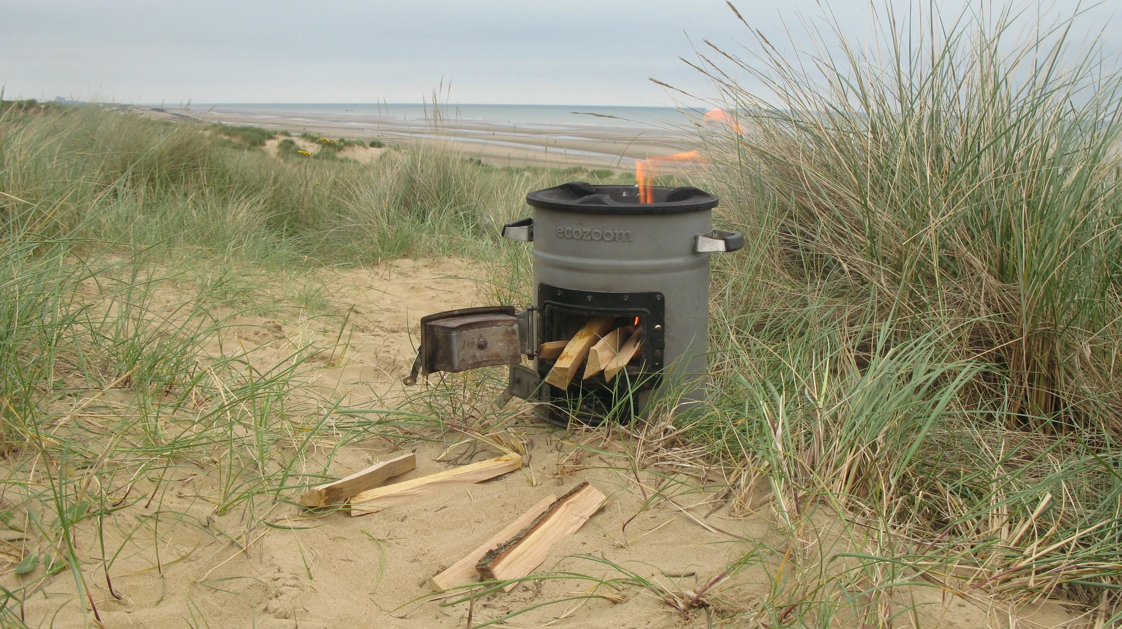 A. EcoZoom Versa Rocket Stove - Wood, Biomass or Charcoal Fuel