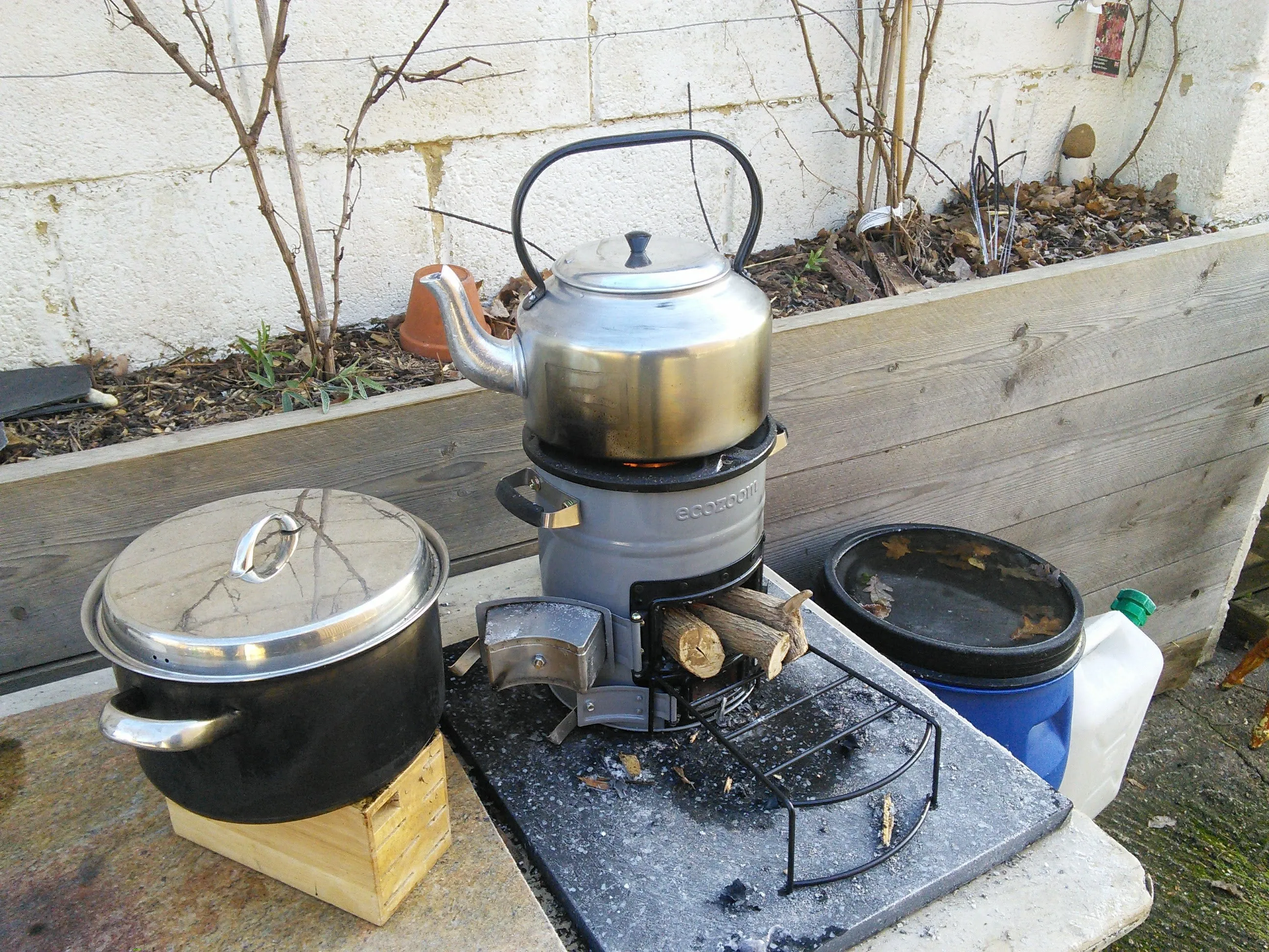 A. EcoZoom Versa Rocket Stove - Wood, Biomass or Charcoal Fuel