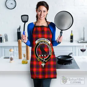 Abernethy Tartan Apron with Family Crest