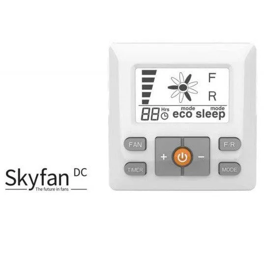 Accessories - Skyfan DC LCD Wall Control in White No-Light Models only