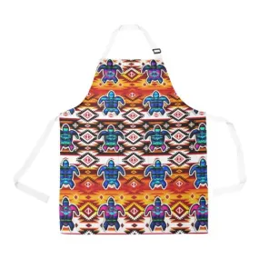 Adobe Fire Turtle Colored Apron