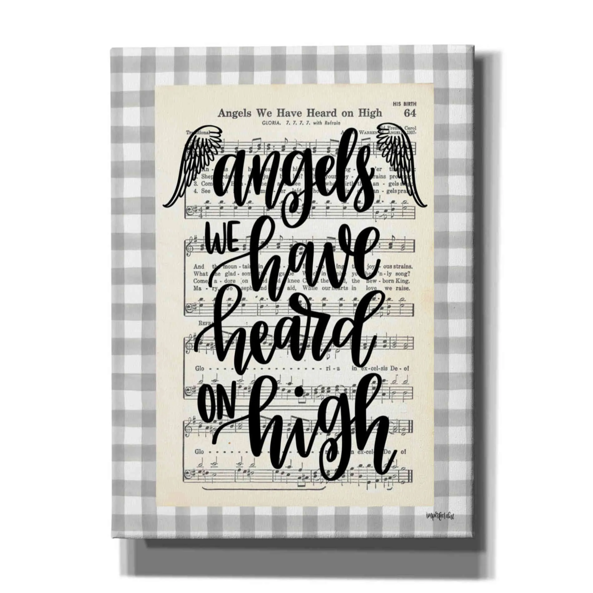 'Angels We Have Heard' by Imperfect Dust, Canvas Wall Art