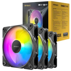 ANTEC Tranquil 120mm 3 Fans and controller