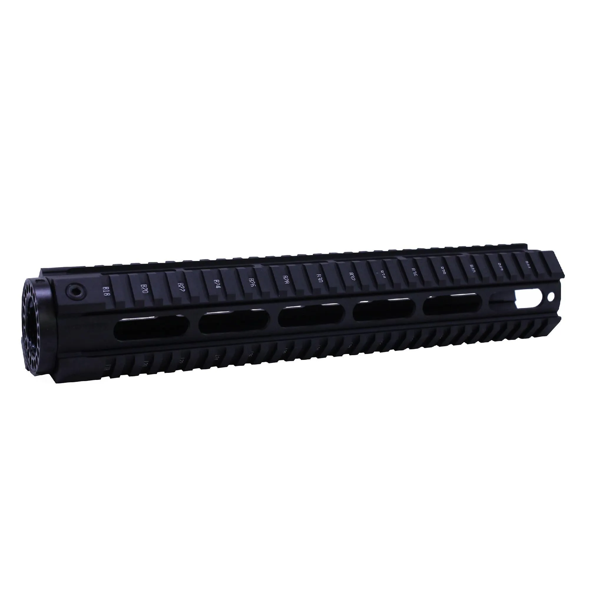 AR-15 Free Float Quad Rail Handguard-Rifle Length, Black