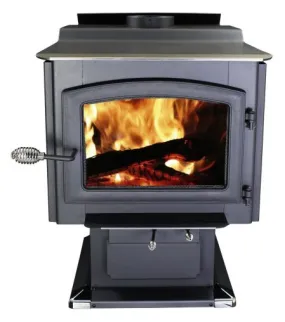 Ashley Hearth Products 3,200 Sq. Ft. Large Pedestal Wood Stove