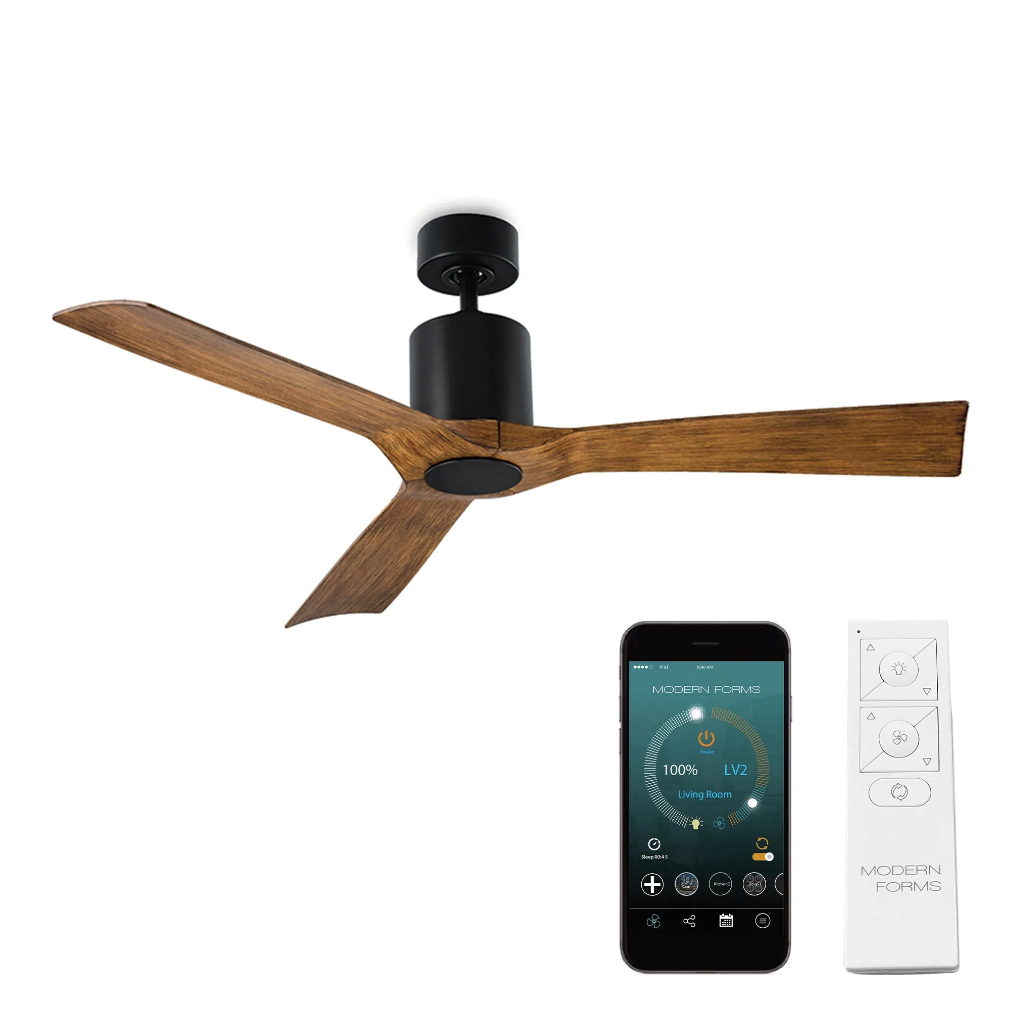 Aviator Indoor/Outdoor 3-Blade 54" Smart Ceiling Fan with Remote Control