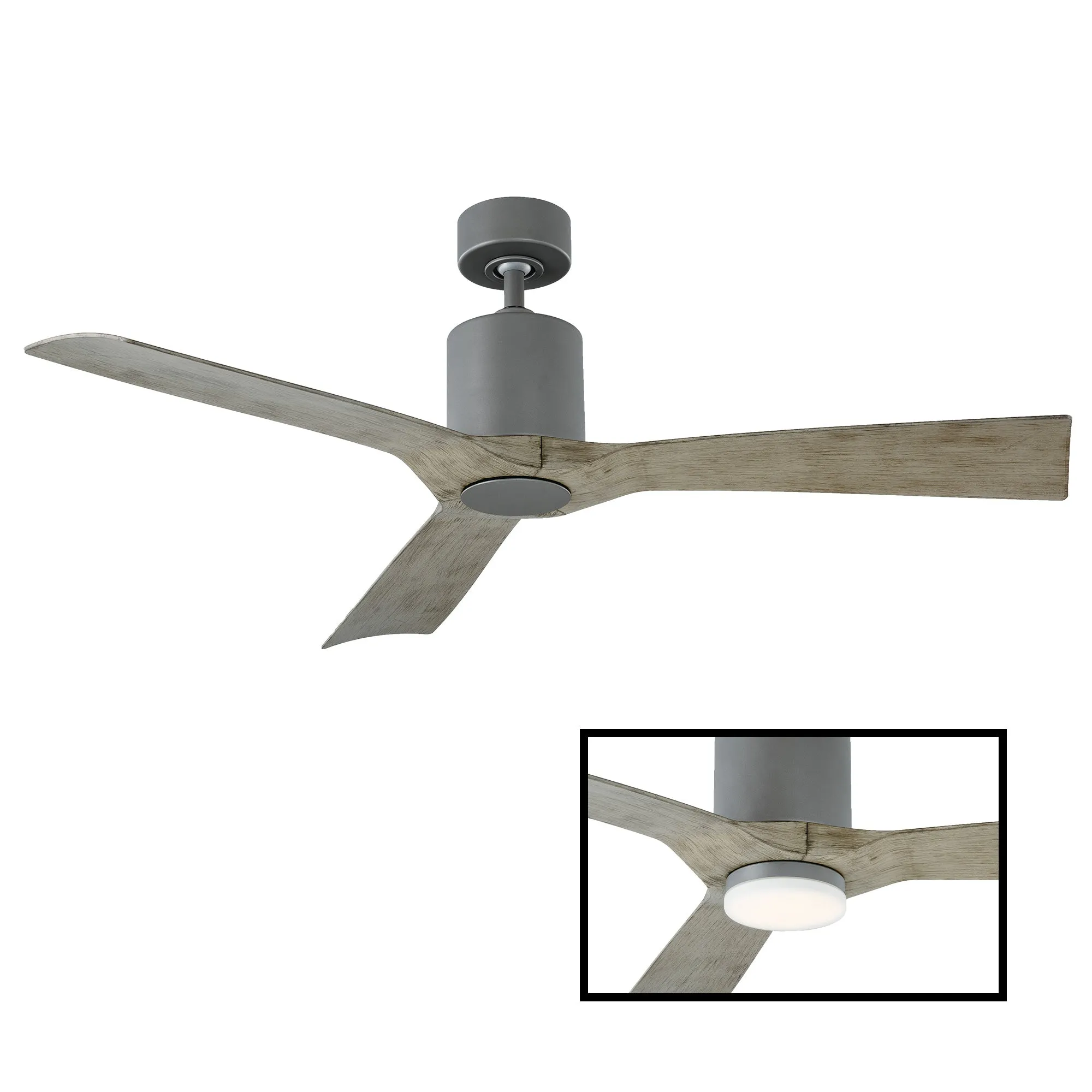 Aviator Indoor/Outdoor 3-Blade 54" Smart Ceiling Fan with Remote Control