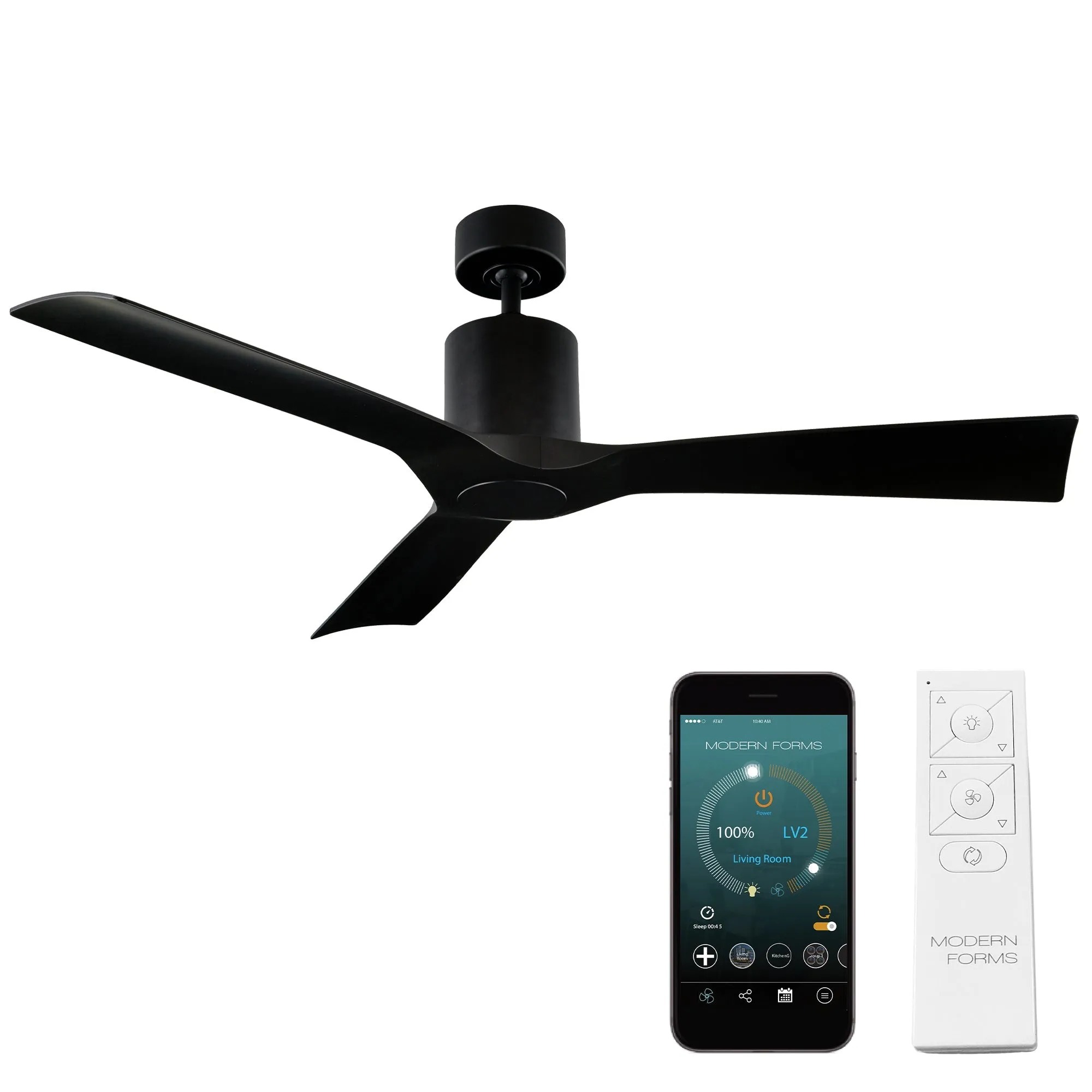 Aviator Indoor/Outdoor 3-Blade 54" Smart Ceiling Fan with Remote Control