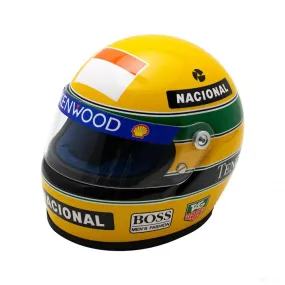 Ayrton Senna Mini Helmet 1993, 1:2 scale, Yellow, 2020