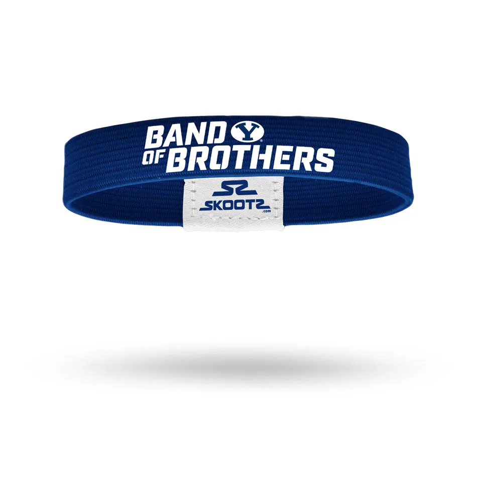 Band of Brothers BYU Blue Wristband