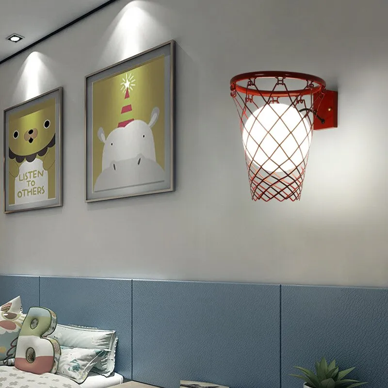 Basket Ball Kids Wall Light - Brighten Up Their Space