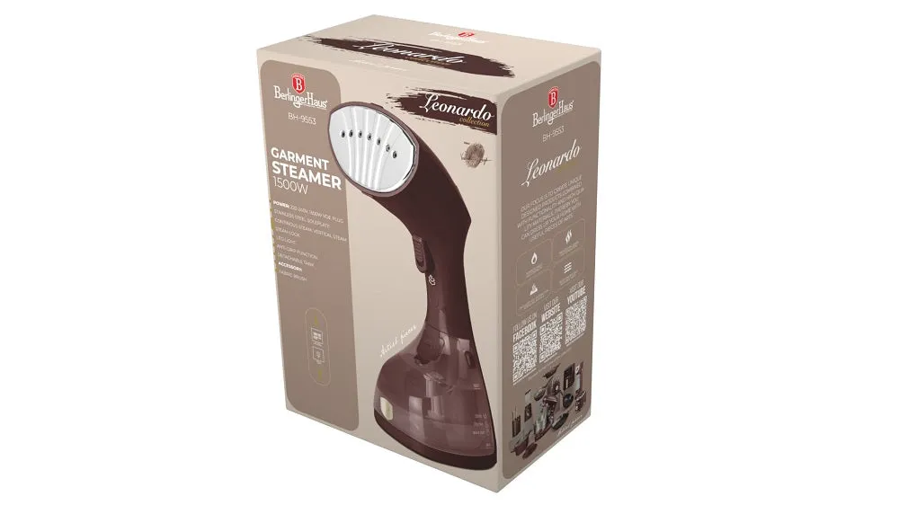 Berlinger Garment Steamer W & Fabric Brush, Leonardo