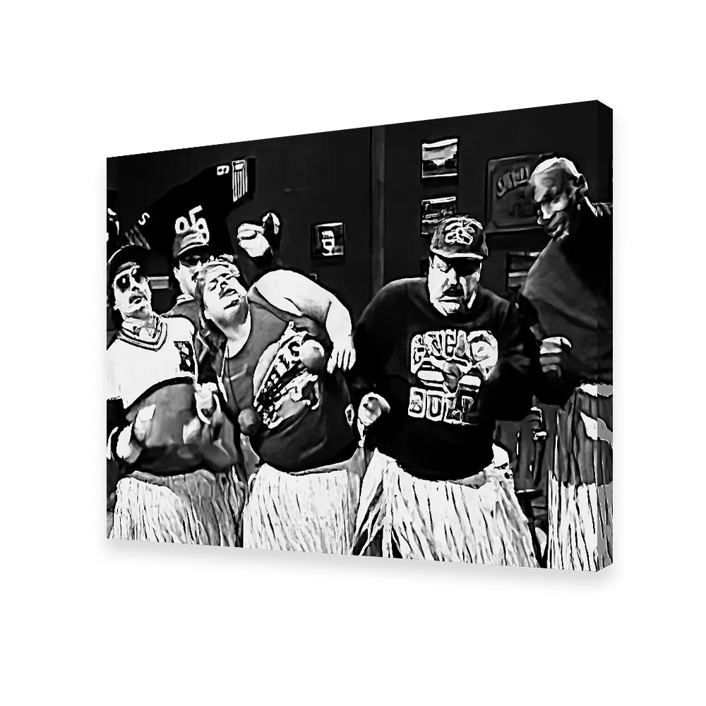 Bill Swerski’s Super Fans & Jordan Grayscale Wall Art