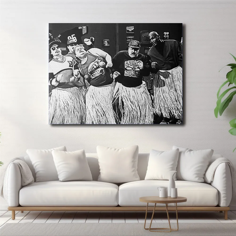 Bill Swerski’s Super Fans & Jordan Grayscale Wall Art