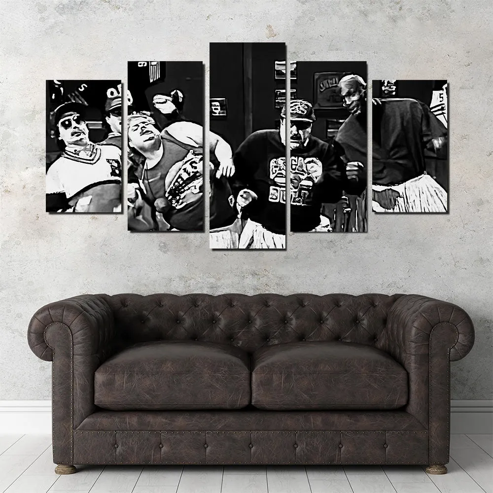 Bill Swerski’s Super Fans & Jordan Grayscale Wall Art