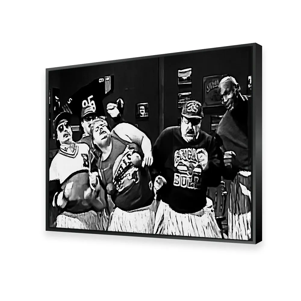 Bill Swerski’s Super Fans & Jordan Grayscale Wall Art