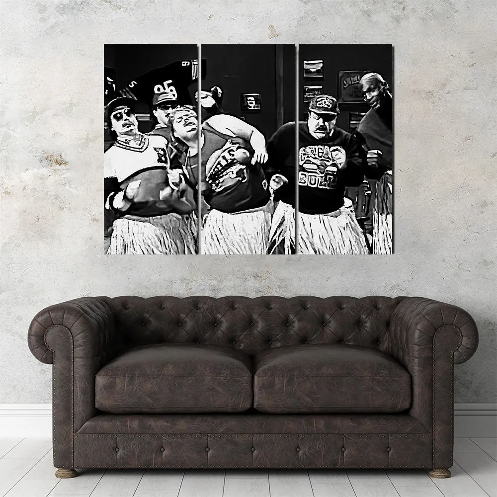 Bill Swerski’s Super Fans & Jordan Grayscale Wall Art