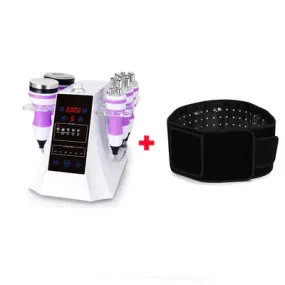 Black Friday 5 In 1 40K Ultrasonic Cavitation Vacuum RF Machine With Red Light Therapy Belt